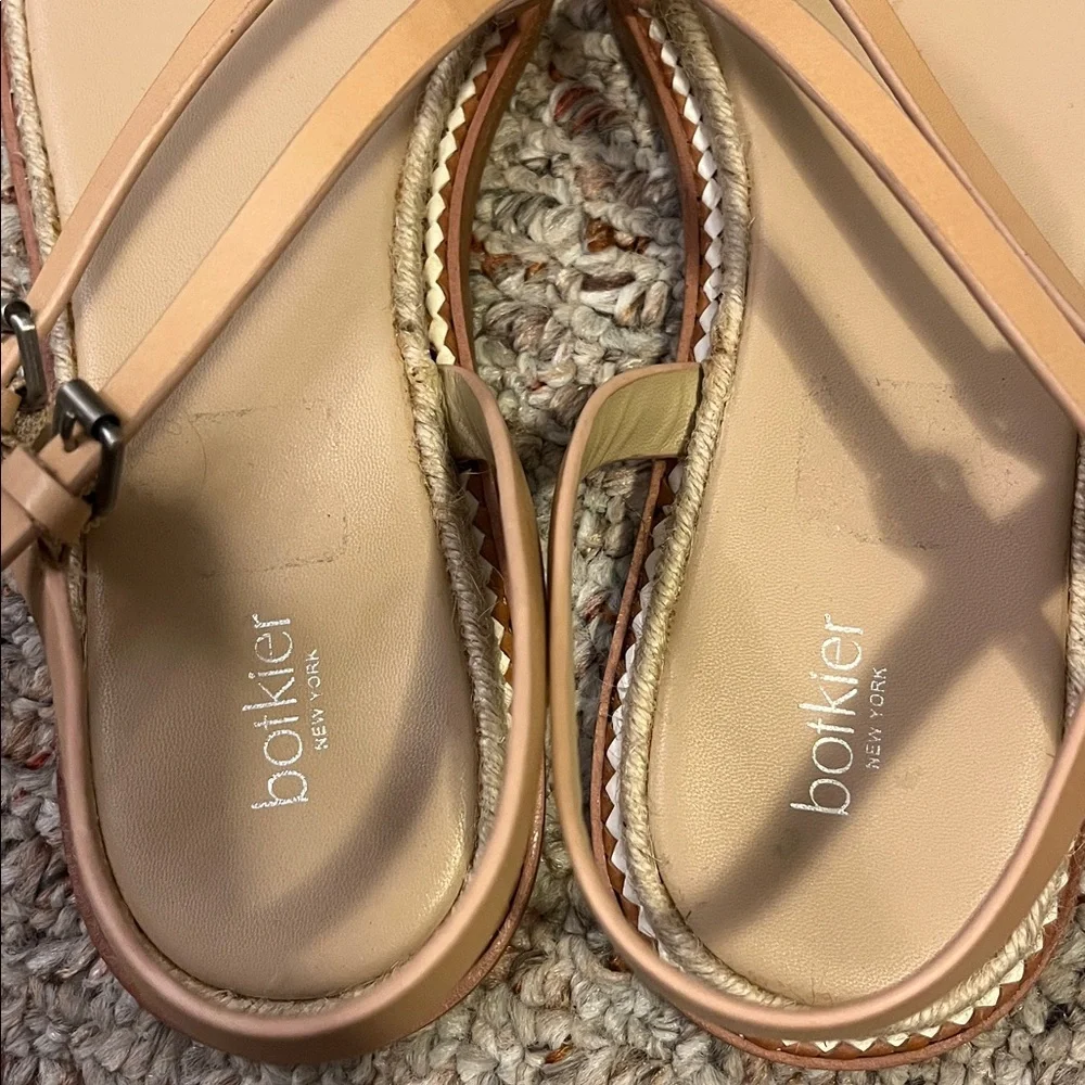 Botkier Island Tan Leather Espadrille Sandals Size 9.5